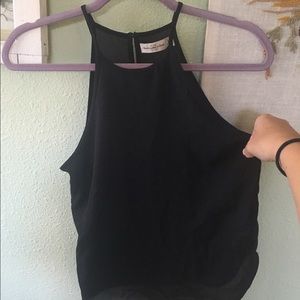 Abercrombie high neck halter tank new