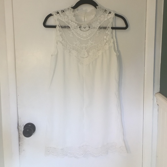 Sheer Babydoll Dress with Lace