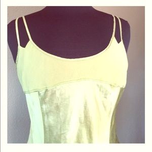 Victoria's Secret green silk slip