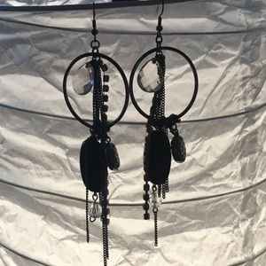Urban outfitters edgy dangly earrings