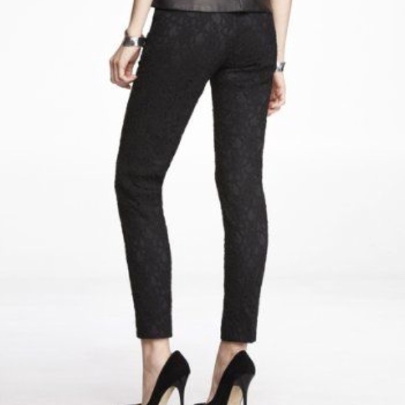 Lace express ankle pants