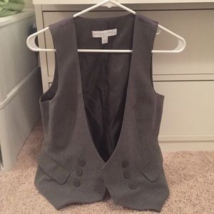 NY&Co Gray business suit vest