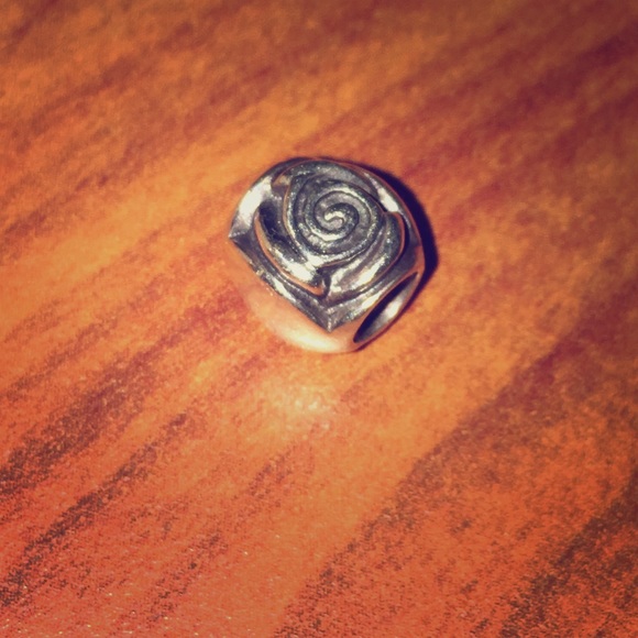 Discontinued Authentic rose Pandora charm