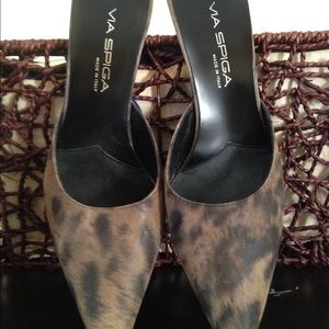 Price drop!  Via Spiga leopard print pump. Sexy!