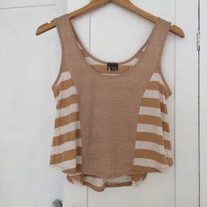 Urban outfitters striped crop top ⭐️