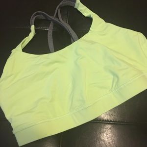 Neon lululemon Energy Sports Bra