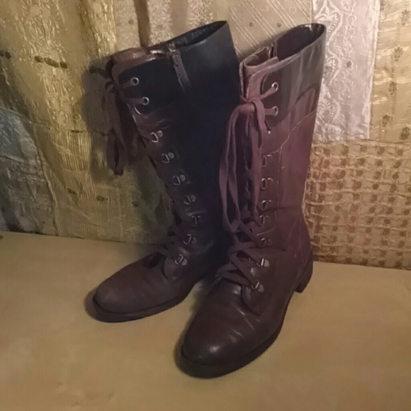 Boho Leather Lace Up Boot