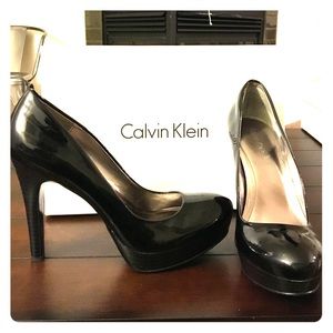 Calvin Klein Patent Leather Pumps Sz 7.5