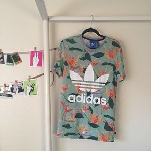 Tropical Adidas Graphic Tee