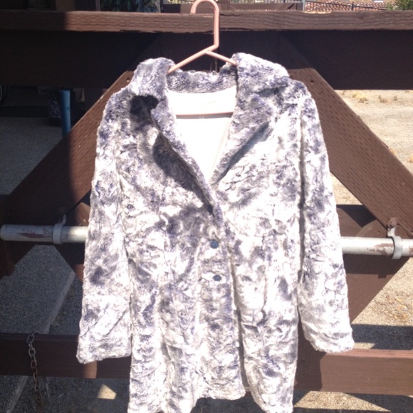 Long sleeve furry jacket