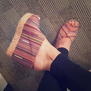 Chinese laundry wedges - multicolored