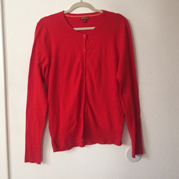 All Red Cardigan