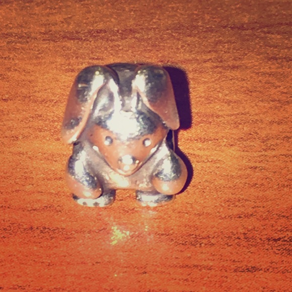 Authentic Pandora sterling silver rabbit charm