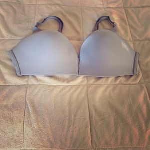 Victoria Secret No Wire Grey Bra