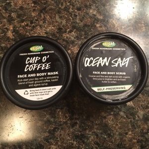 Lush scrubs