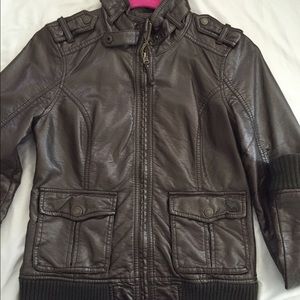 Leather jacket from Abercrombie & Fitch