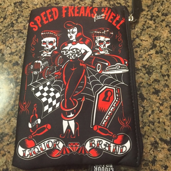 Speed Freaks From Hell Liquor Brand Pouch