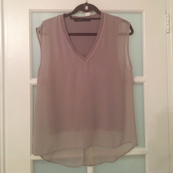 Zara Woman Grey Top