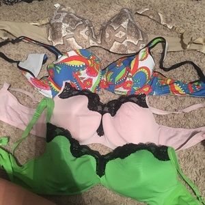 Size 42C gently used Lane Bryant Bras.