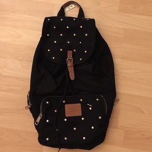 Victoria's Secret PINK black backpack with gems