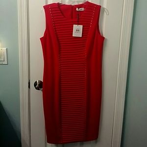 Calvin Klein red dress