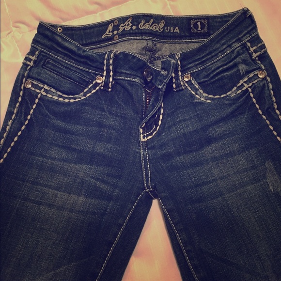 LA idol size 1 skinny jeans