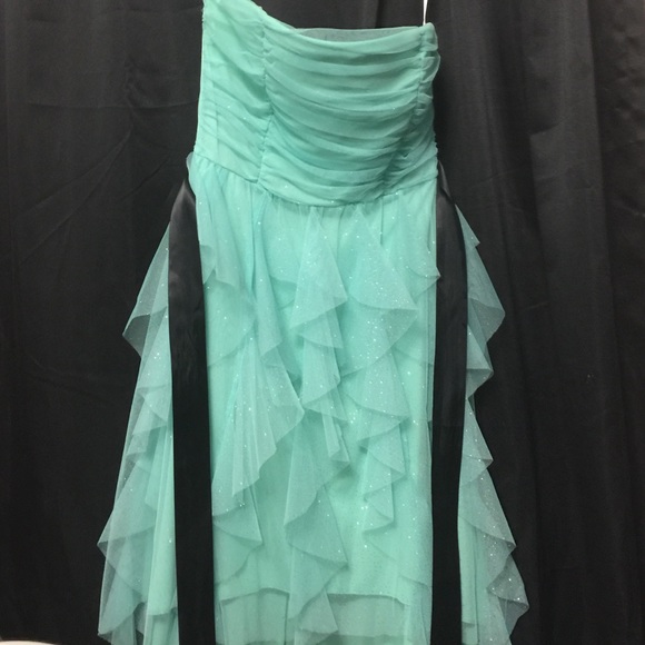 Teal sparkly Homecoming dress