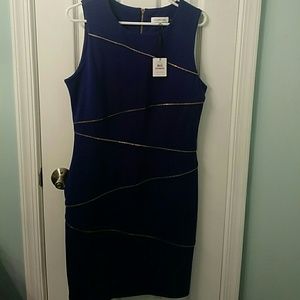 Blue Calvin Klein dress