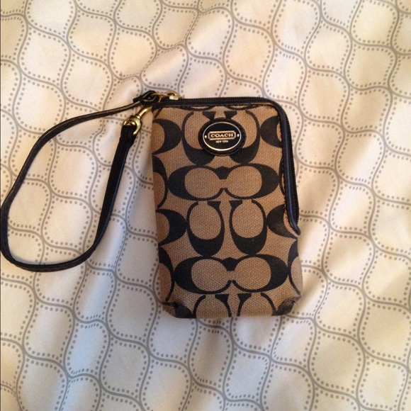 Coach wristlet. Used a few times.