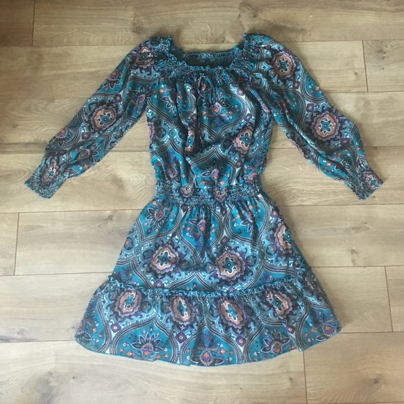 Boho Off the Shoulder Dress