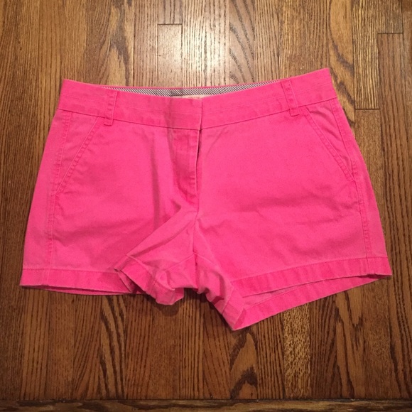 J crew Neon pink shorts! Size-10