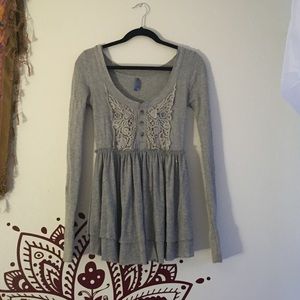long free people shirt