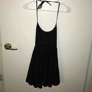 American Apparel Open Back Black Dress New Small