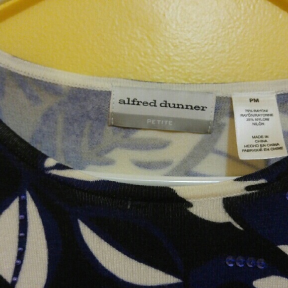 Alfred Dunner Medium Petite Knit Sweater - Picture 3 of 3