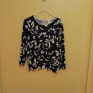 Alfred Dunner Medium Petite Knit Sweater