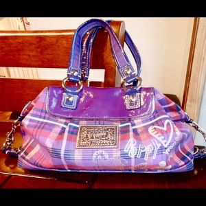 Coach Tartan Poppy Satchel