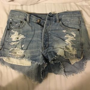 American Eagle ripped shorts