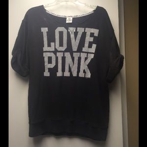 Victoria's Secret short sleeve sweat shirt
