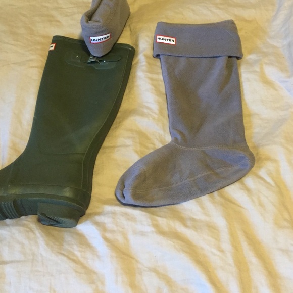 Hunter gray boot socks