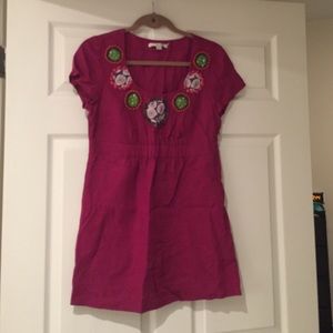 Fuchsia beaded tunic from Boden