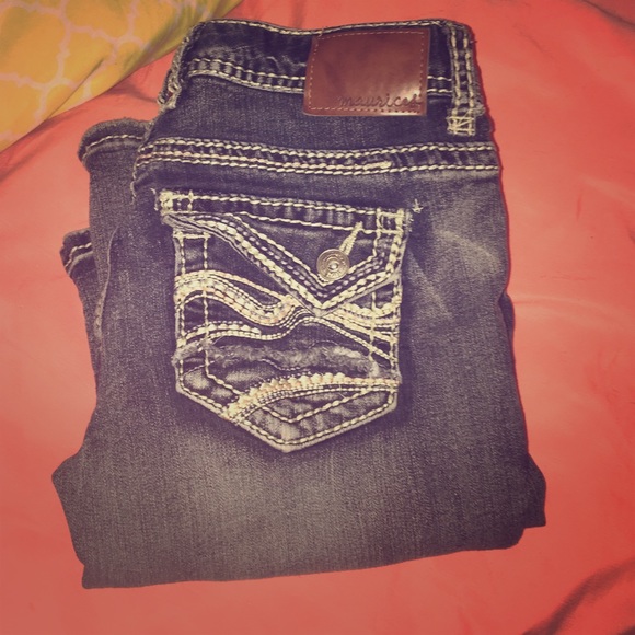 Denim blue jeans