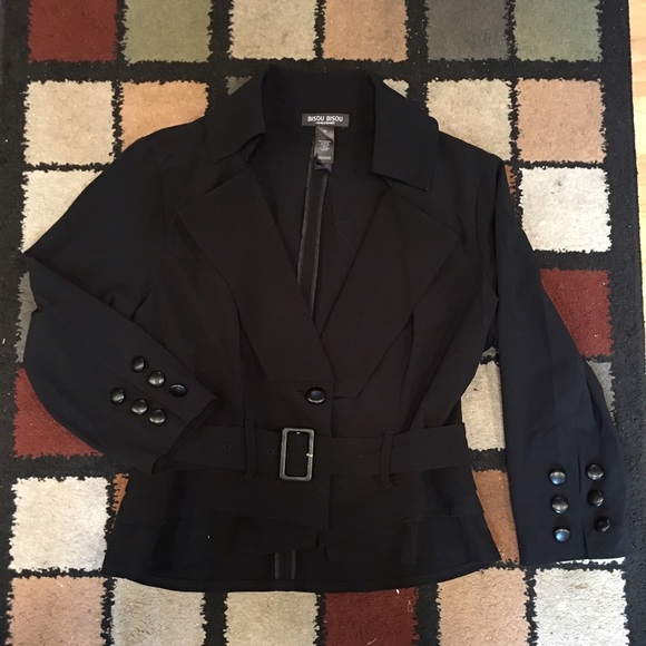 Bisou Bisou Black Blazer