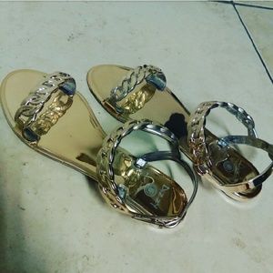 Brand New Gold Sandels
