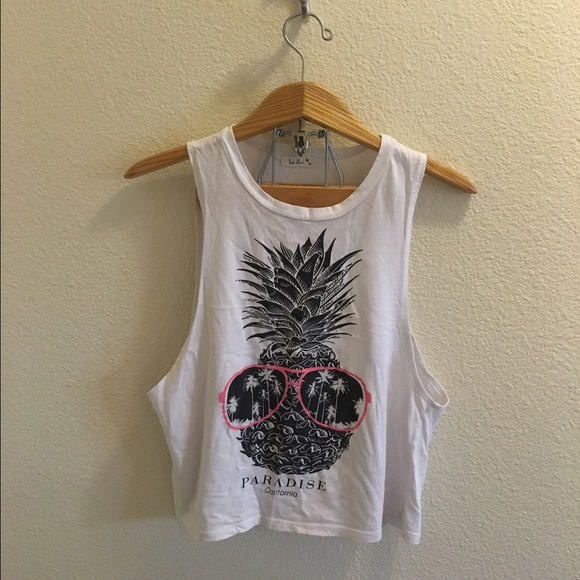Tops - Pineapple Crop Top