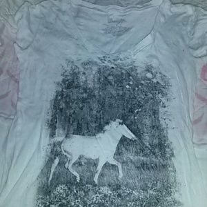 Wrangler tee with horse print