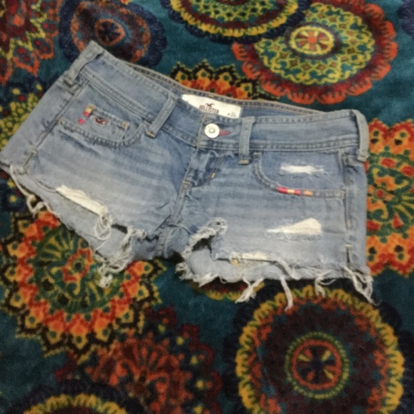 🌺Distressed Hollister Short Shorts