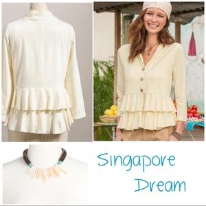 Boho Ruffle jacket/cardigan