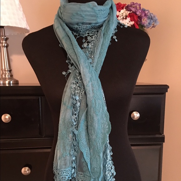 Vintage Blue Scarf