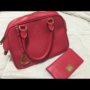 Ralph Lauren Satchel with matching wallet