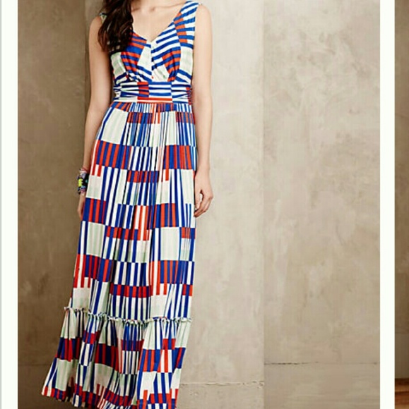 Anthropologie boca petite maxi dress